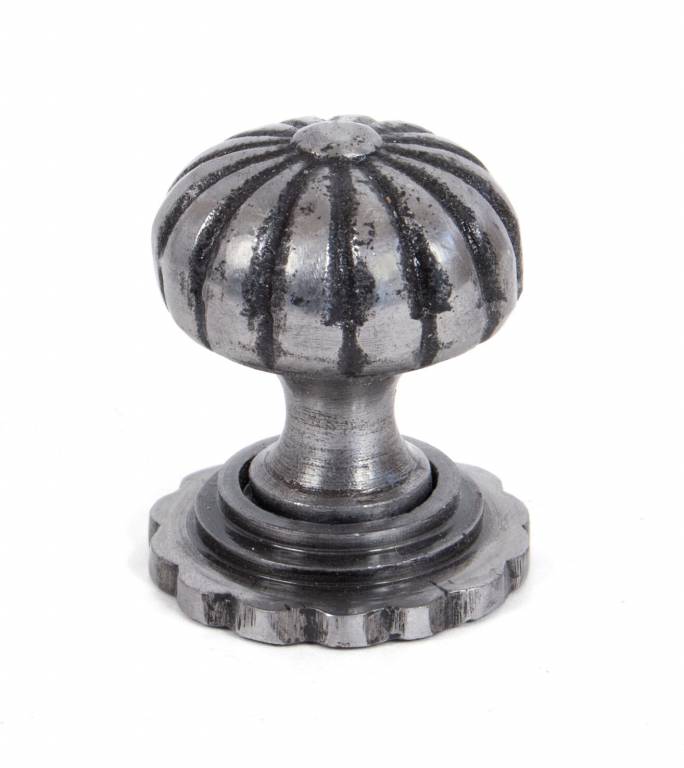 Natural Smooth Cabinet Knob (with base) - Large