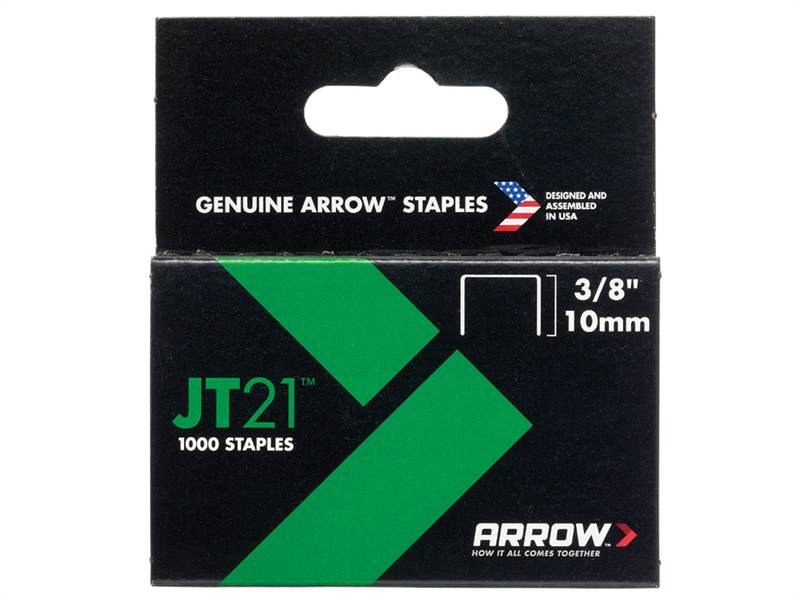 JT21 T27 Staples 10mm (3/8In)