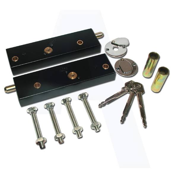 Garage Door Locking 2 Bolt Kit 20mm Bolt /60mm Key LTh