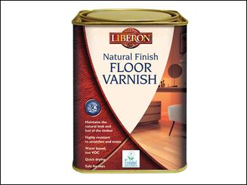 Natural Finish Floor Varnish Clear Satin 2.5L