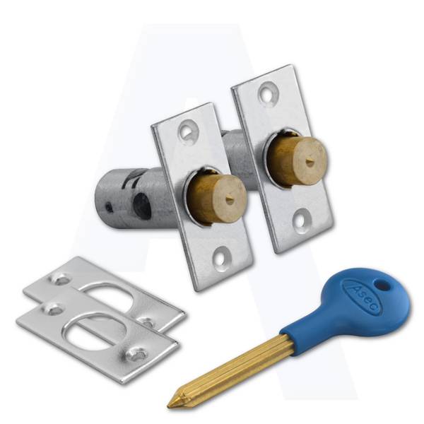 Window Bolts As CP + 1 Key V Pack Of 2 With 1 Key